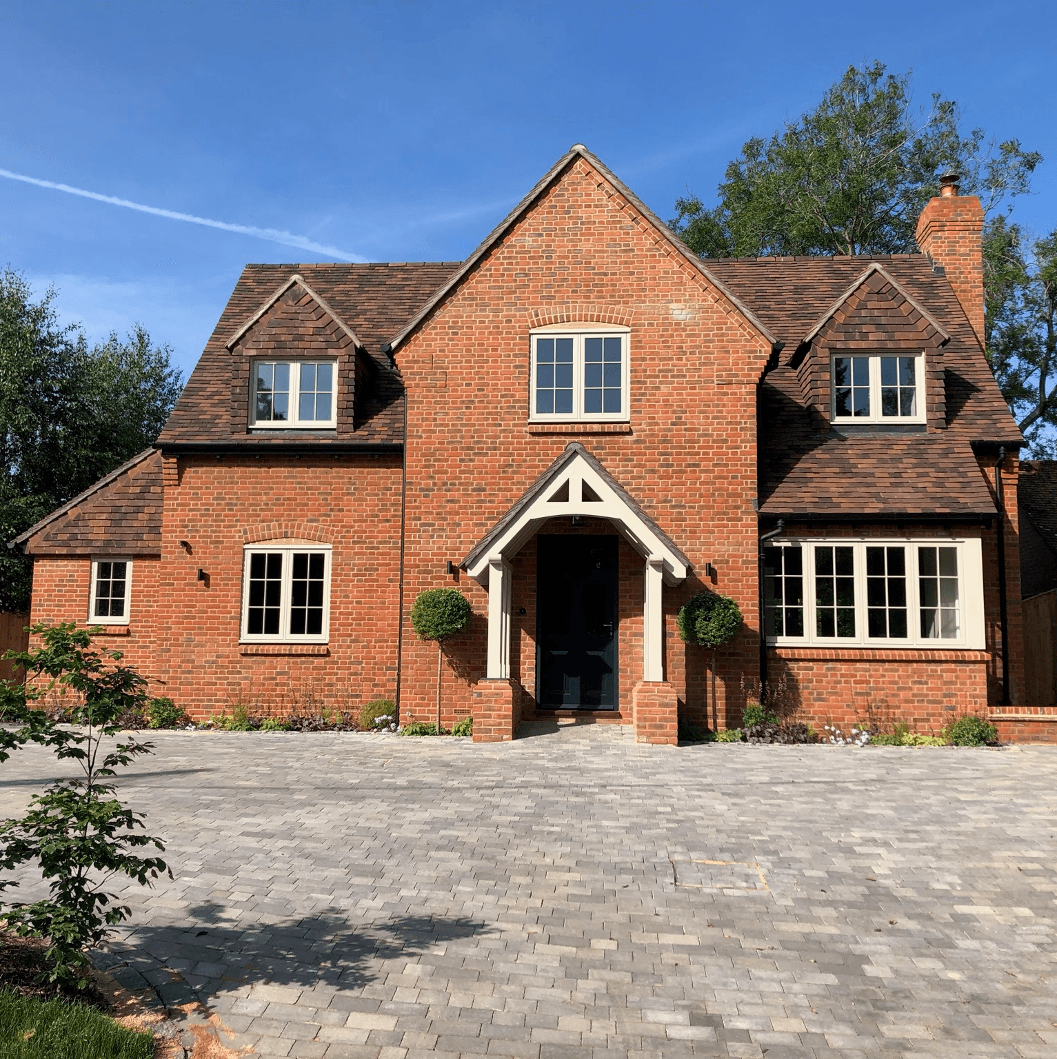 Completed new-build home by Lindemann & Gregory Construction